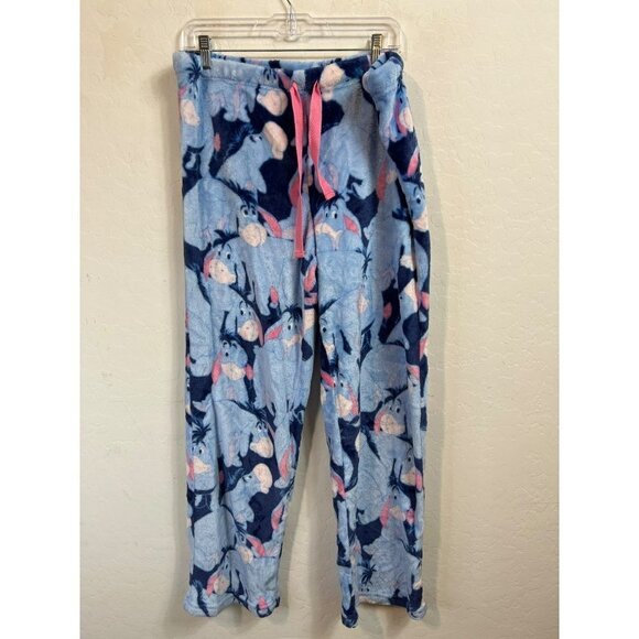 Disney Eeyore Super Soft Fleece Pajama Pants So Soft L 12-14 Women - Picture 1 of 7